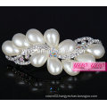 colored crystal and pearl jewelry hair ornaments hair clip